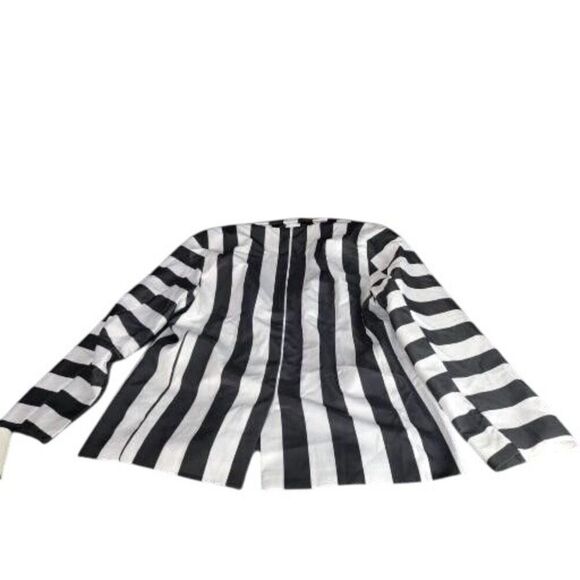Beetlejuice Blazer Men Sz XXL Striped Black White Costume Cosplay Gothic Fun - Picture 7 of 9